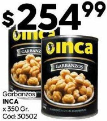 Diarco INCA Garbanzos x 350gr oferta