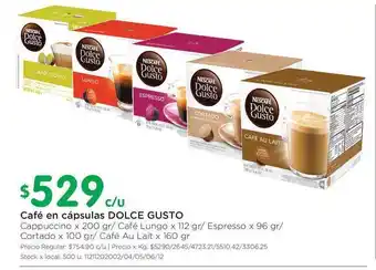 Jumbo Dolce Gusto Café en cápsulas Cappuccino x 200gr oferta