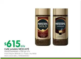 Jumbo Nescafé Café soluble x 100gr c/u oferta