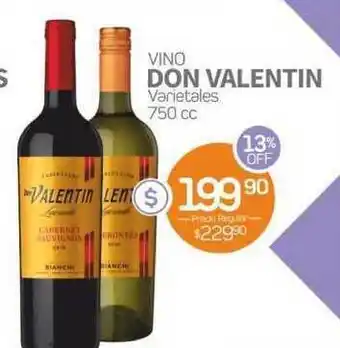Alvear Don Valentin Vino Varietales 750cc oferta