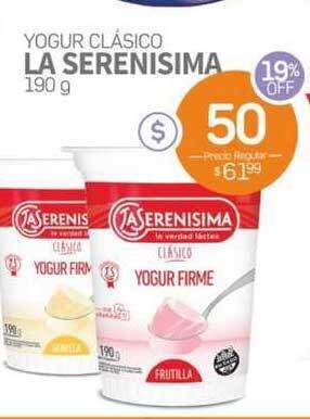 Alvear La Serenisima Yogur Clásico 190g oferta