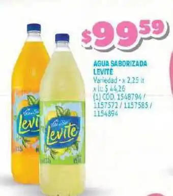 Makro Levité Agua Saborizada 2,25lt oferta