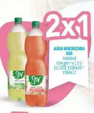 Makro Ser Agua Saborizada x 1.5 lt oferta