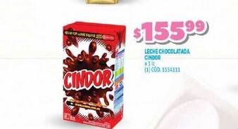 Makro Cindor Leche Chocolatada x 1lt oferta