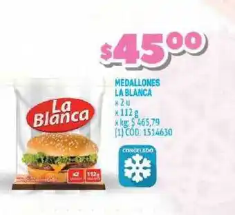Makro La Blanca Medallones x 2u x 112g oferta
