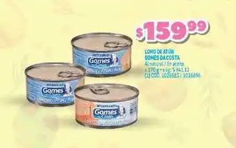 Makro Gomes Da Costa Lomo De Atún Al natural / En aceite x 170g oferta