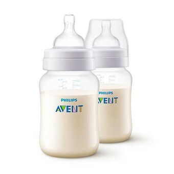 Frávega Set de mamadera anticólicos avent 1+ meses 260ml scf813/29 oferta