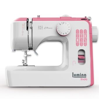 Frávega Máquina de coser recta lumina linda rosa 12 diseños oferta