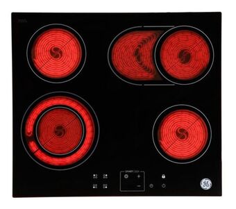 Frávega Anafe eléctrico vitrocerámico 60 cm ge appliances aege62vn0 oferta