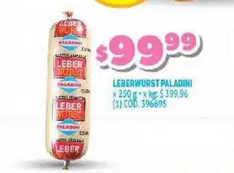 Makro Leberwurst Paladini x 250g oferta