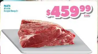 Makro Paleta Al Vacío x kg oferta