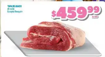 Makro Tapa De Asado Al Vacío x kg oferta