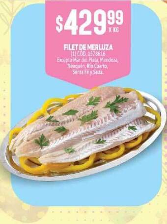 Makro Filet de Merluza x kg oferta