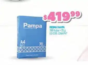 Makro Resma Pampa 500 hojas 70g oferta