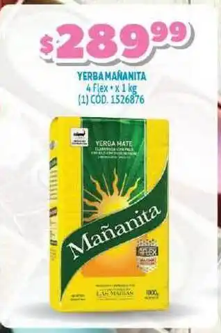 Makro Mañanita 4 Flex Yerba x 1kg oferta