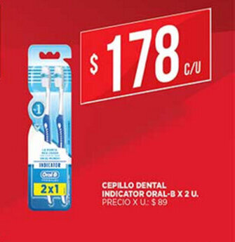 Supermercados DIA Cepillo Dental Indicator Oral-B x 2u oferta