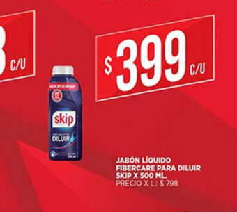 Supermercados DIA Jabón Líquido Fibercare Para Diluir Skip x 500ml oferta