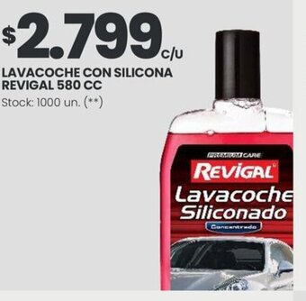 Changomas LAVACOCHE CON SILICONA REVIGAL 580 CC oferta
