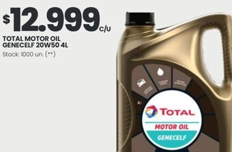Changomas TOTAL MOTOR OIL GENECELF 20W50 4L oferta