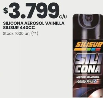 Changomas SILICONA AEROSOL VAINILLA SILISUR 440CC oferta
