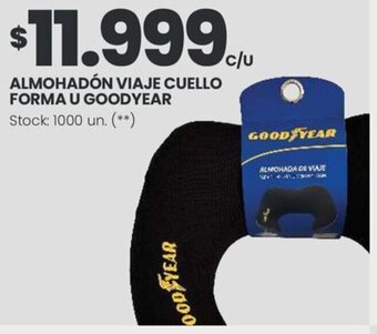 Changomas GOODYEAR ALMOHADÓN VIAJE CUELLO FORMA U oferta