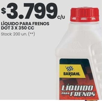 Changomas LÍQUIDO PARA FRENOS DOT 3 X 350 CC oferta