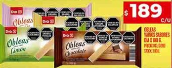 Supermercados DIA ObleasVarios Sabores Dia oferta
