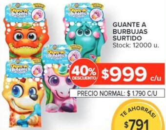 Carrefour GUANTE A BURBUJAS SURTIDO oferta