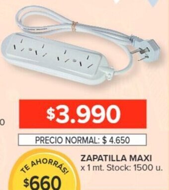 Carrefour ZAPATILLA MAXI x 1 mt oferta
