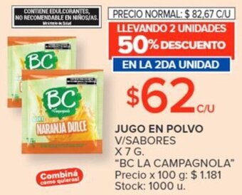 Carrefour JUGO EN POLVO V/SABORES X7 G oferta