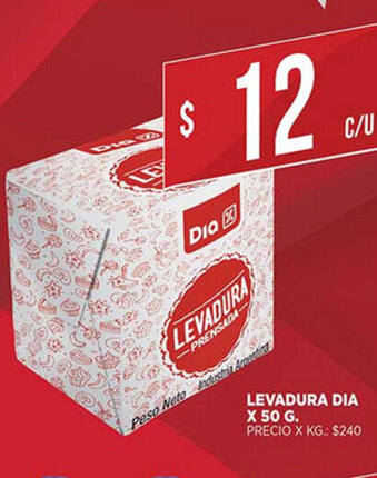 Supermercados DIA Levadura Dia x 50g oferta