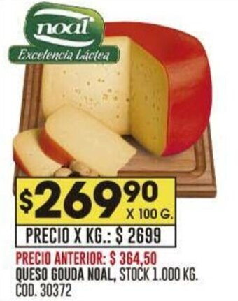Coto QUESO GOUDA NOAL oferta