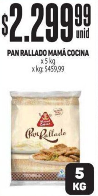 Makro PAN RALLADO MAMÁ COCINA x 5 kg oferta