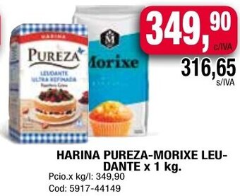 Maxiconsumo HARINA PUREZA-MORIXE LEU-DANTE x 1 kg oferta