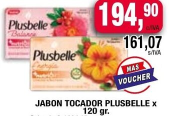 Maxiconsumo JABON TOCADOR PLUSBELLE X 120 gr oferta
