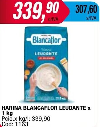 Maxiconsumo HARINA BLANCAFLOR LEUDANTE X 1 kg oferta