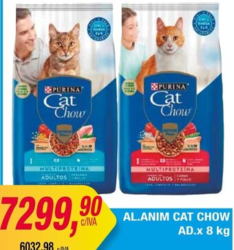 Maxiconsumo AL.ANIM CAT CHOW AD.x 8 kg oferta