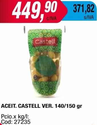 Maxiconsumo ACEIT. CASTELL VER. 140/150 gr oferta