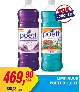 Maxiconsumo LIMPIADOR POETT X 1,8 LT oferta
