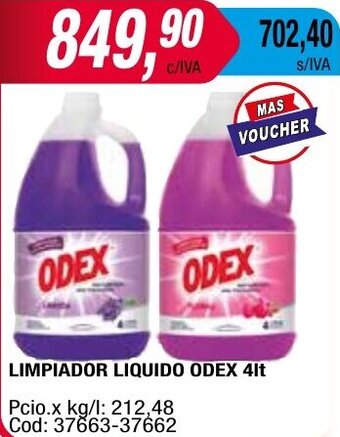 Maxiconsumo LIMPIADOR LIQUIDO ODEX 4It oferta