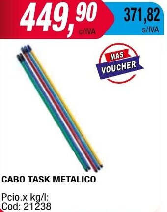 Maxiconsumo CABO TASK METALICO oferta