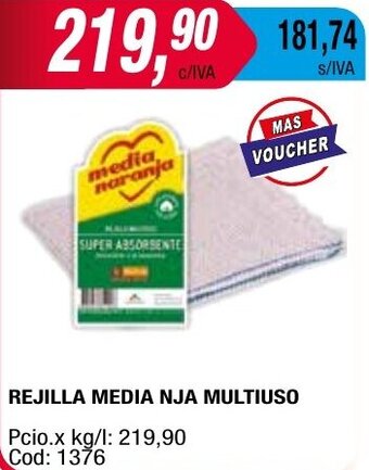 Maxiconsumo REJILLA MEDIA NJA MULTIUSO oferta
