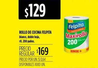 Supermercados Vea Rollo De Cocina Felpita oferta