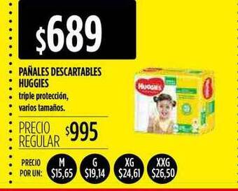 Supermercados Vea Pañales Descartables Huggies oferta