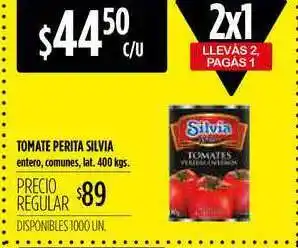 Supermercados Vea Tomate Perita Silvia 400kgs oferta