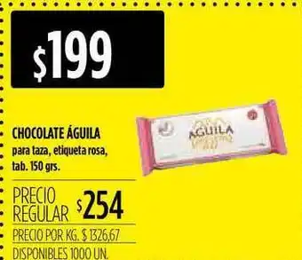 Supermercados Vea Chocolate águila 150grs oferta