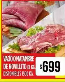 Supermercados Vea Vacío O Matambre De Nivillito oferta