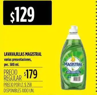 Supermercados Vea Lavavajillas Magistral 500ml oferta