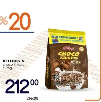 Supermercados Monarca Kellogg's Choco Krispis 195g oferta