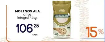 Supermercados Monarca Molinos Ala Arroz Integral 1kg oferta